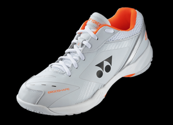 yonex sports shoe orange; white