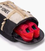 Yonex Gearlogic Backpack - Beige/Black - Image 3