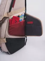 Yonex Gearlogic Racket Bag 6PCs - Beige/Black - Image 8