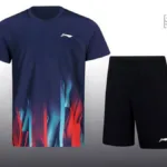 Li-Ning Men's Competition Set 2026 (Navy Dry Fit Shirt & Black Shorts)