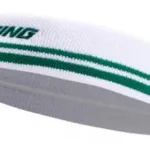 Li-Ning Headband (White/Green logo)