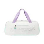 Li-Ning Square Racquet Bag (White/Purple) - Image 2