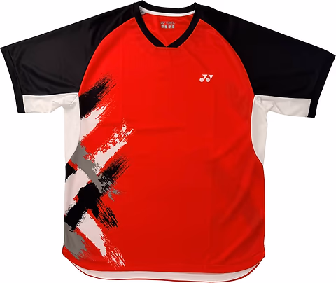 YTM13-RED Yonex Men's T-shirt (YTM13) - Red - Image 1